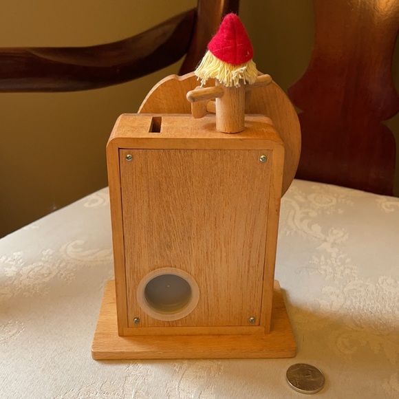 Vintage Schmid hand painted wooden elephant circus Pennies from Heaven bank - Picture 6 of 11